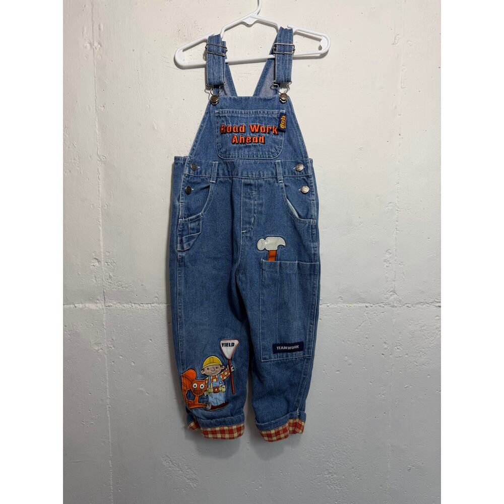 Vintage 3T Boys Bob The Builder Overalls